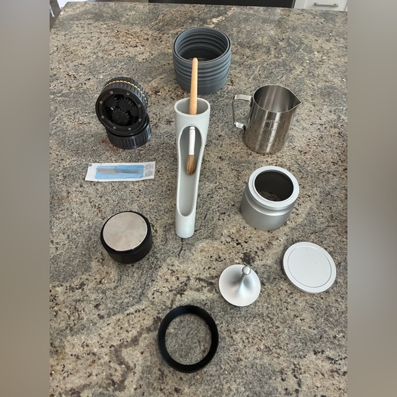 58mm Tamper Distributor Dosing Funnel Shaker Cup Needle Milk Cup Grinder Bellow - Picture 3 of 5